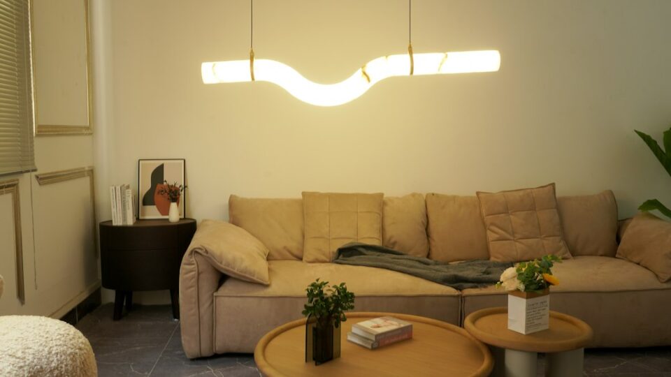 smart living room lighting ideas cover illustration